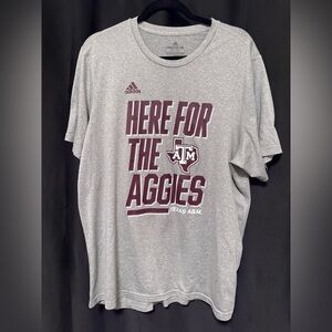Adidas Texas A&M Short Sleeve Shirt - Men’s Size XL